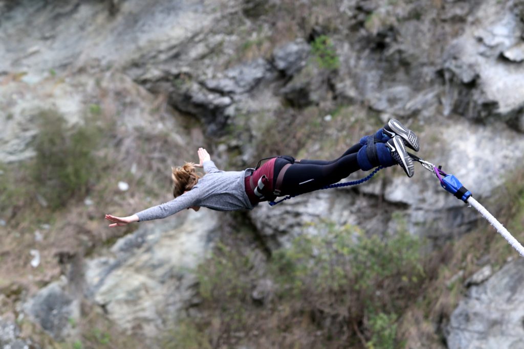 Bungee Jump mit AJ Hackett an der Kawarau Bridge