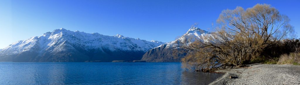 Lake Wakatipu vom Twelve Mile Campingplatz